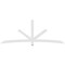 Ekena Millwork Alberta Architectural Grade PVC Gable Bracket, 108"W x 40 1/2"H x 2"D x 4"F, 9/12 Pitch GBP108X41X0204ALB00 - alternate 4